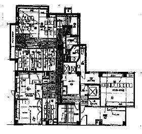 六本木料亭ビルの基準階図面
