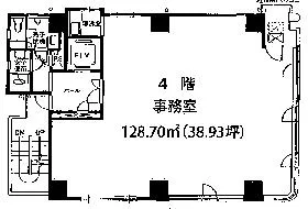 新川むさしやビルの基準階図面