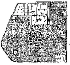 大伝馬町壱番地ビルの基準階図面