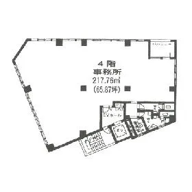 昭文館ビルの基準階図面
