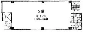 オーケンビルの基準階図面
