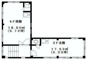 田村ビルの基準階図面