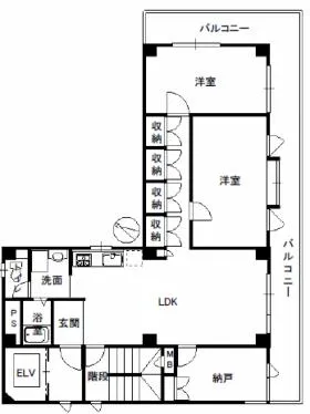 シントミ東日本橋ビルの基準階図面