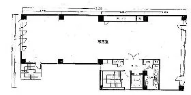 KCAビルの基準階図面