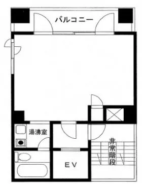 親和第3ビルの基準階図面