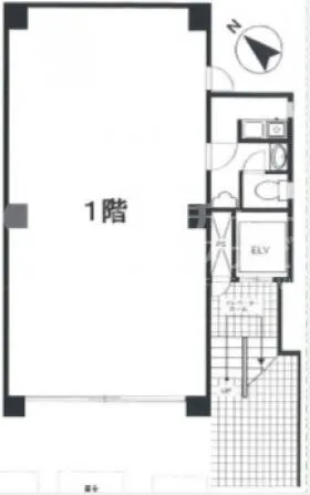 東日本橋池田ビルの基準階図面
