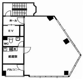 クリエイトビルの基準階図面