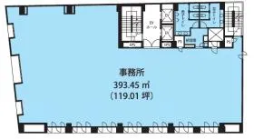 アゼリアビルの基準階図面