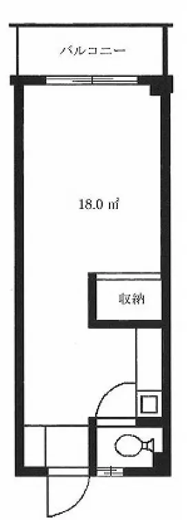 モリグチハイツの基準階図面