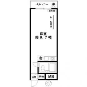ステートリホームス代々木上原ビルの基準階図面