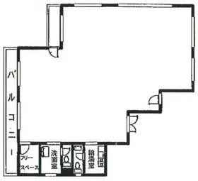 TSビルの基準階図面