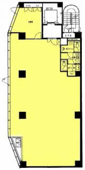 MG市ヶ谷ビルディングの基準階図面