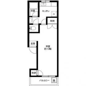 代々木グランドハイツの基準階図面