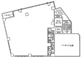 木島ビルの基準階図面