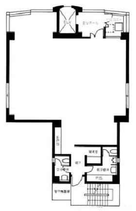 塩田トゥール秋葉原の基準階図面