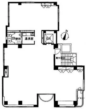 TSK笹塚ビルの基準階図面