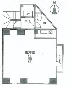 大成ビルの基準階図面