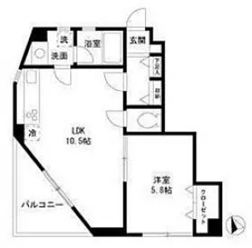 ケイオービルの基準階図面