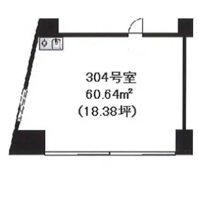 パルムハウス初台の基準階図面
