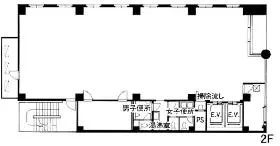 はごろもビルの基準階図面