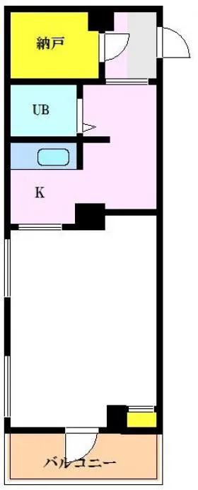 高野ビルの基準階図面