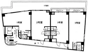 第3叶ビルの基準階図面