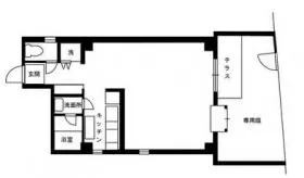 クレスト広尾の基準階図面