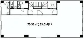 ワコーレ新宿第2ビルの基準階図面