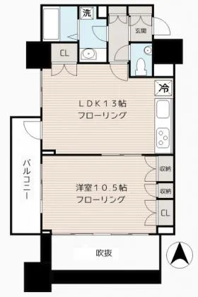 シティプラザ恵比寿ビルの基準階図面