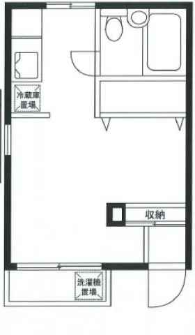 東グリーンハイツビルの基準階図面