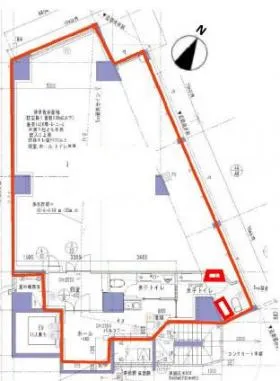 恵比寿1丁目プロジェクトビルの基準階図面
