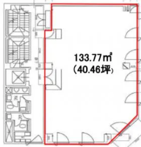 恵比寿JEBLの基準階図面