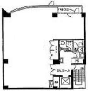 高松ビルの基準階図面