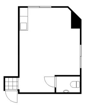 第3向山ビルの基準階図面