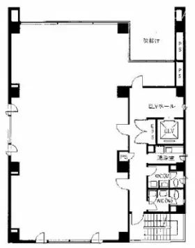 YPCビルの基準階図面