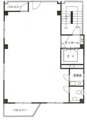 恵比寿A・Mビルの基準階図面