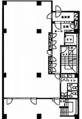 恵比寿ファインヒルの基準階図面
