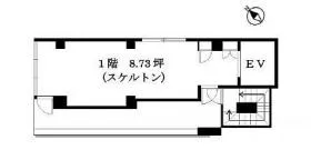 福隆ビルの基準階図面