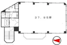 アームズワンビルの基準階図面