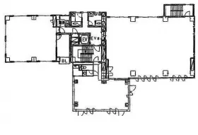 柏屋ビルの基準階図面