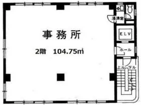 井上ビルの基準階図面