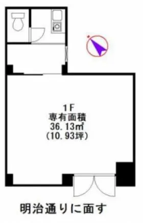 須藤ビルの基準階図面