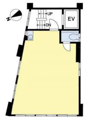 拓新ビルの基準階図面