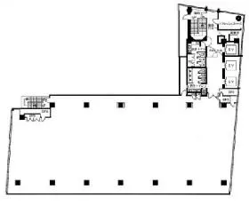 TOKYU REIT 新宿ビルの基準階図面