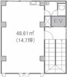 ふじビルの基準階図面