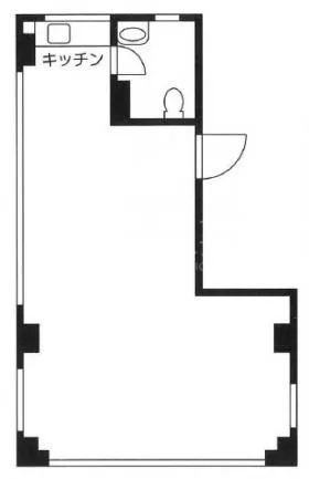 荒井ビルの基準階図面