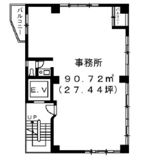 NNビルの基準階図面