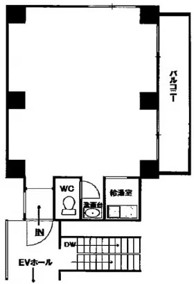 サンワード恵比寿の基準階図面