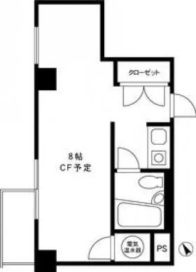 ライオンズプラザ恵比寿の基準階図面