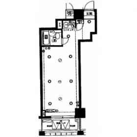 オーベル渋谷ビルの基準階図面